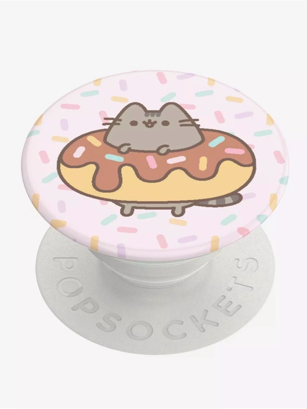 PopSockets Pusheen Sprinkle Donut Phone Grip & Stand Pink & Brown